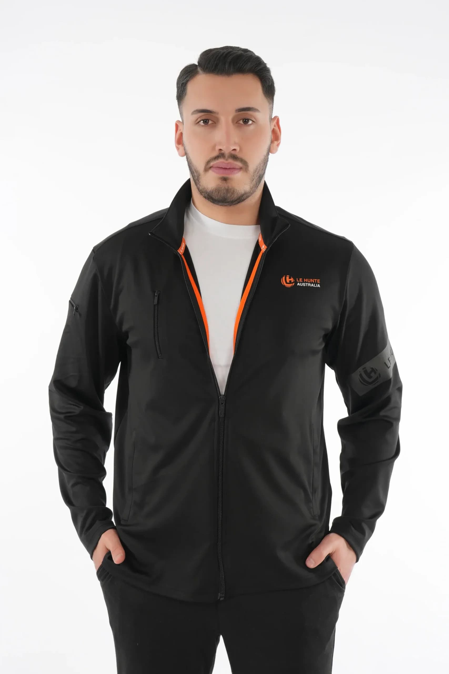 Scuba Fabric Jacket Men