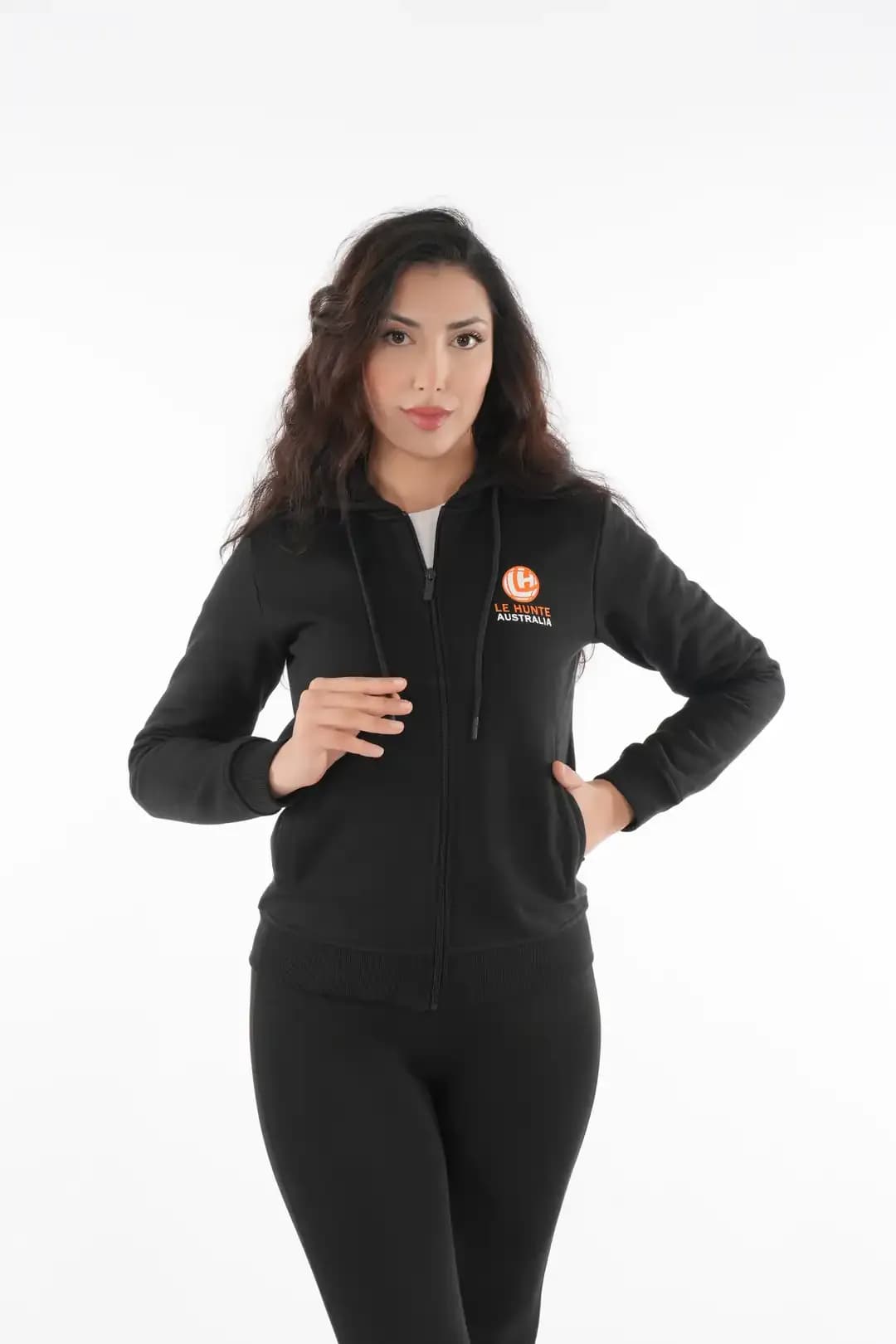 Signature Logo Zip-Up Hoodie - Everyday Outerwear