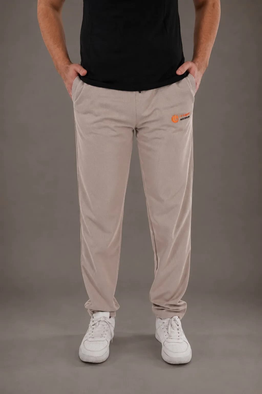 Textured Pique Drawstring Trouser - Men's Active Bottoms