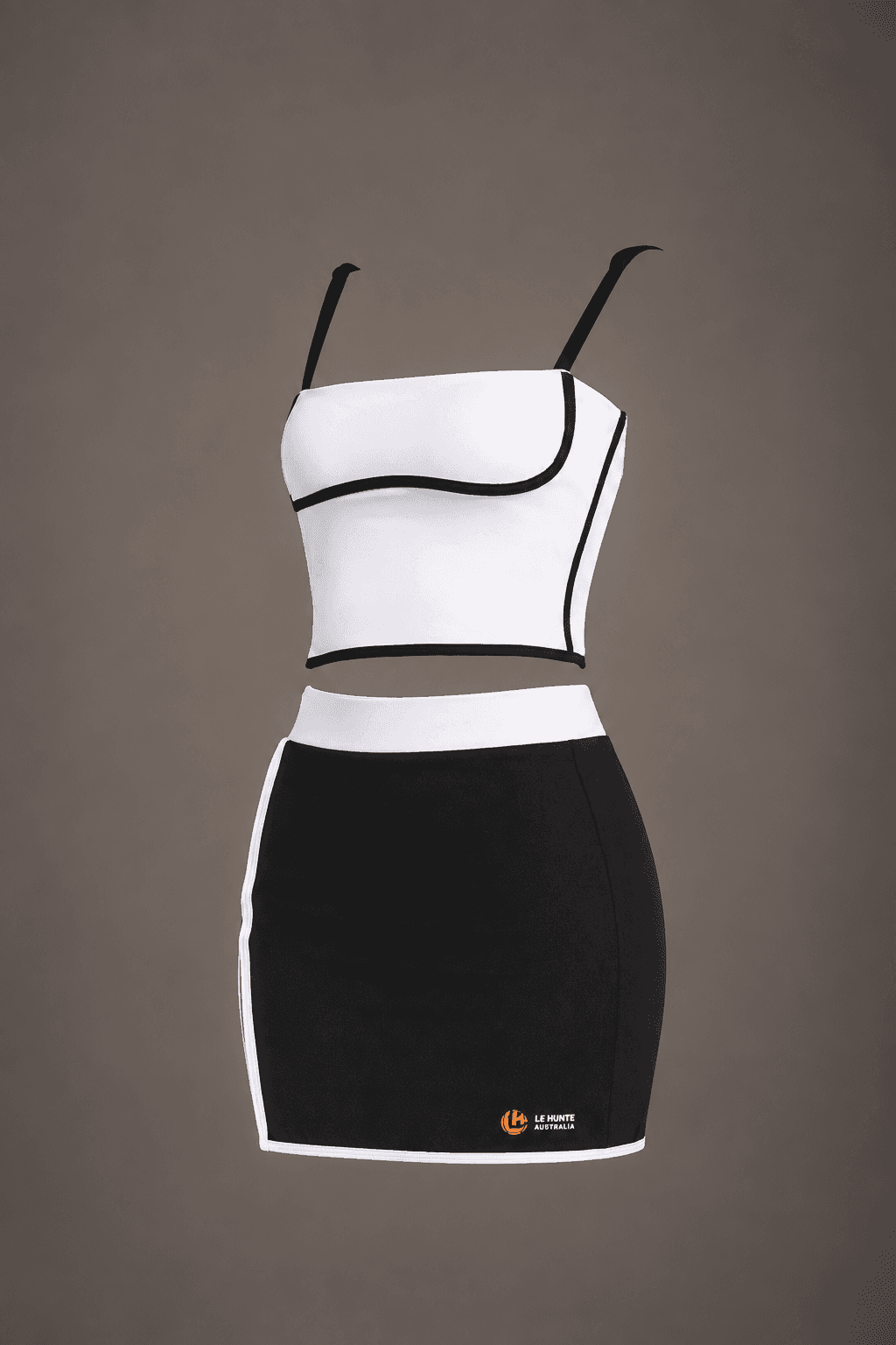 Contrast Trim Court Skirt - Activewear Bottoms