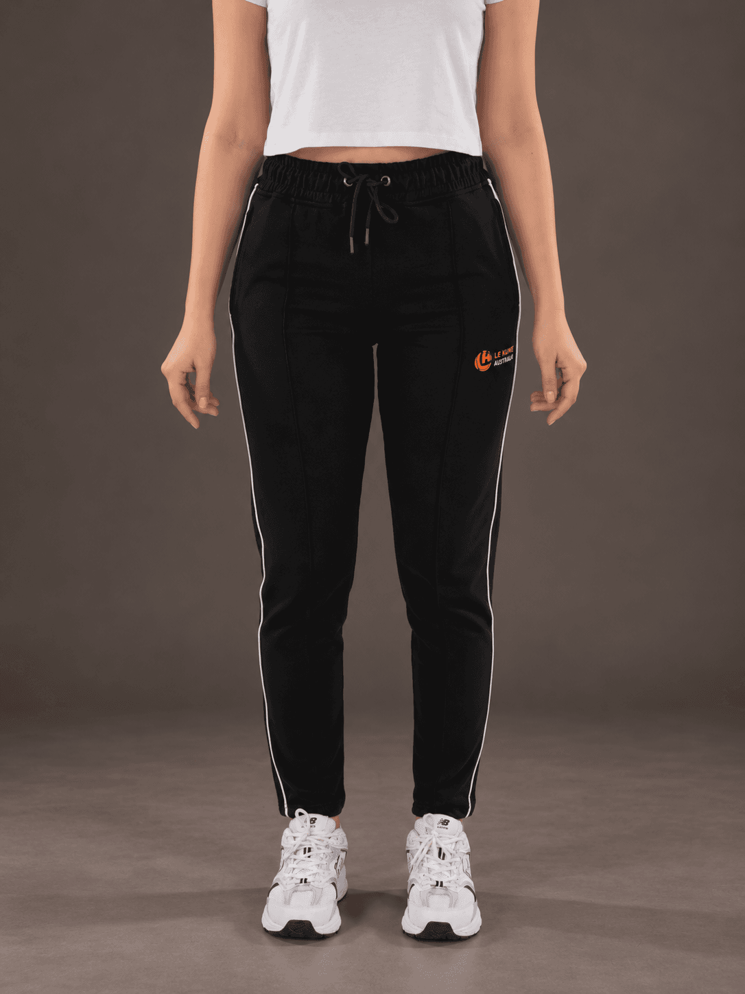 Contrast Stripe Straight Leg Jogger - Sweatpant Bottoms