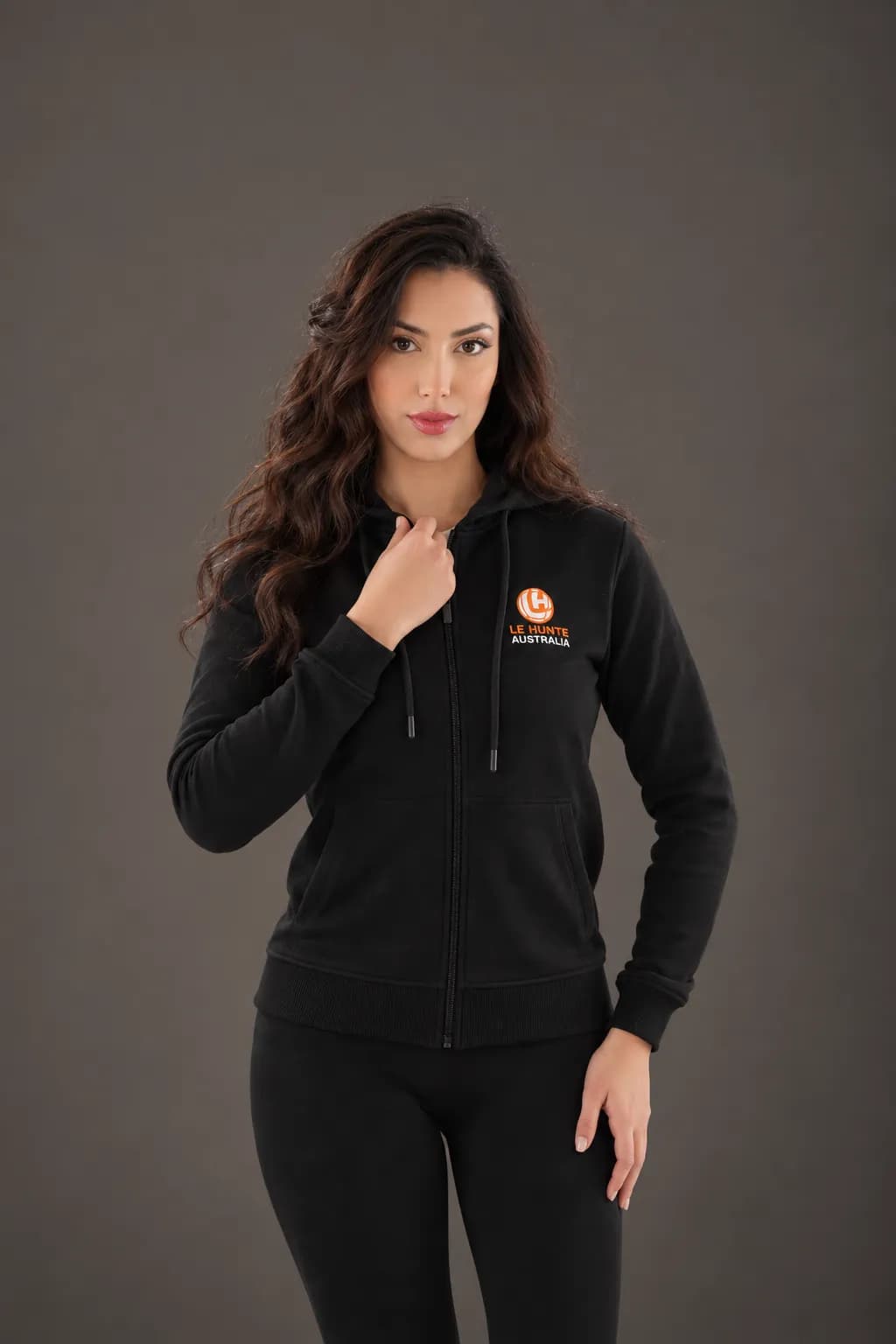 Signature Logo Zip-Up Hoodie - Everyday Outerwear